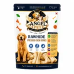 Dog Chew Bones 5 inch - Pack of 4 | Chicken Flavour Treats for Adult | Dental Snack for Big Breeds | Long Lasting Edible Stick | Healthy Training Reward - Image 2