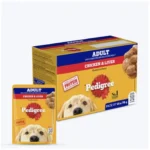 Pedigree Chicken & Liver Chunks in Gravy Adult Wet Dog Food - 130g - Image 9